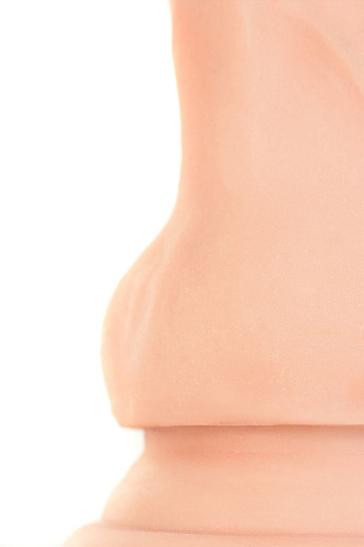 Телесный реалистичный вибратор ToyFa Ian 981030-1 (20 см)