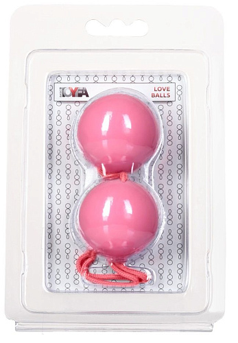 Розовые вагинальные шарики ToyFa BI-BALLS 885006-3