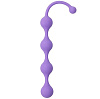 Фиолетовая анальная цепочка Dream Toys SEE YOU FOUR BEADS ANAL 21219 (24 см)