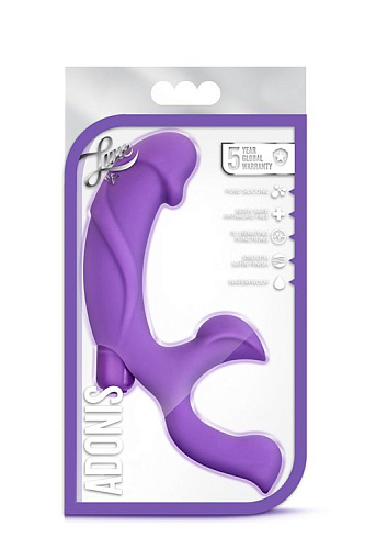 Фиолетовый массажёр простаты с вибрацией Blush Novelties Adonis BL-93221