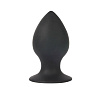 Чёрная анальная втулка Bior toys Sex Expert SEM-55036 (8 см)