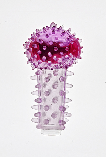 Насадка на палец для стимуляции клитора фиолетового цвета Sextoy 2011 00089-B-3