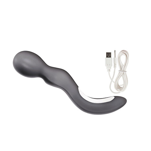 Перезаряжаемый серый вибромассажёр California Exotic Novelties My Wand SE-4608-55-3 (22,75 см)