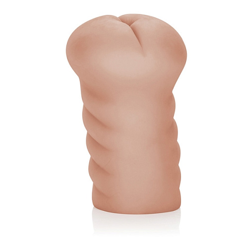 Телесного цвета мастурбатор-анус с термопластинами California Exotic Novelties VIVID RAW HOT ASS BOOTY SE-7510-25-3