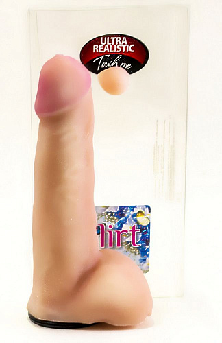 Реалистичная насадка-фаллос телесного цвета для страпона Harness LOVETOY (А-Полимер) 841201 (17 см)