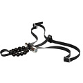 Чёрные стимулирующие трусики с вибрацией California Exotic Novelties Lovers Thong with Pleasure Beads SE-0060-60-3