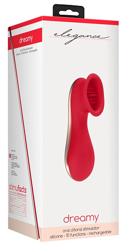 Красный клиторальный стимулятор Shots Media BV Dreamy ELE004RED