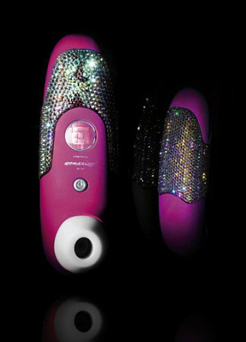 Розовый стимулятор клитора Womanizer Crystal Swarovski 0582034