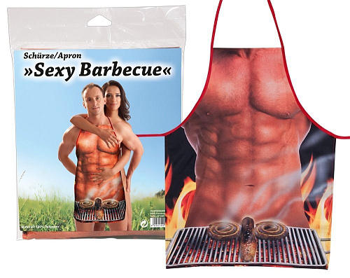 Мужской разноцветный фартук Orion Sexy Barbecue 0773301