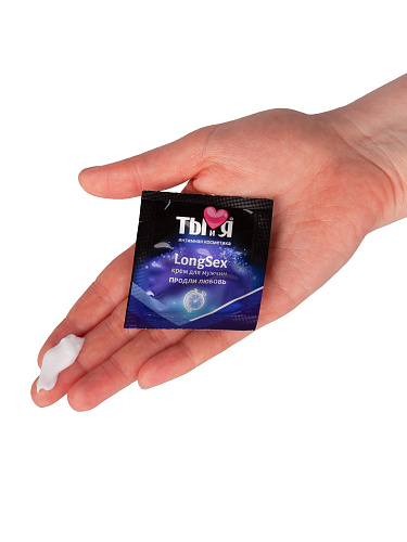 Пролонгирующий крем в одноразовой упаковке Биоритм LongSex LB-70023t (1,5 гр)