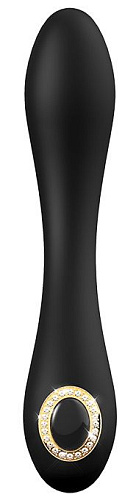 Чёрный вибратор для точки G Dream Toys NATASHA 21730 (20 см)