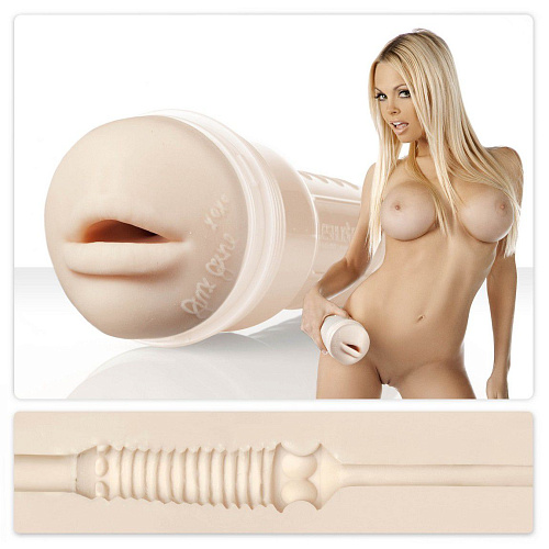 Мастурбатор-ротик телесного цвета Fleshlight Girls Jesse Jane Swallow FL568