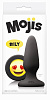 Чёрная силиконовая пробка среднего размера NS Novelties Emoji ILY NSN-0513-13 (10,2 см)