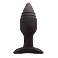 Средняя анальная пробка чёрного цвета NS Novelties RENEGADE PLUG 4 NSN-1104-43 (12 см)