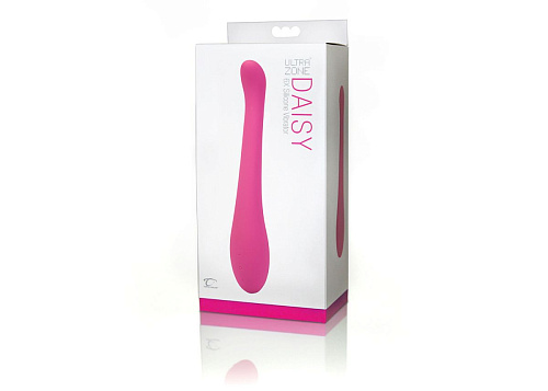 Розовый вибратор Topco Sales UltraZone Daisy 6X Silicone Vibrator 1600675 (20 см)