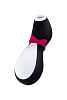 Чёрно-белый вакуум-волновой бесконтактный стимулятор клитора Satisfyer Pro Penguin Next Generation J2018-8N-P