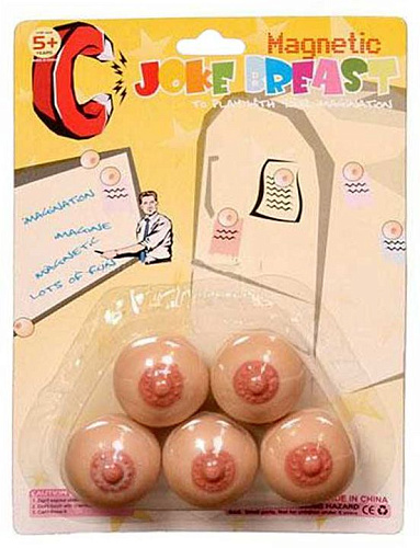 Магнитные держатели в форме груди Play Star С059 (5 шт)