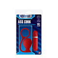 Красная вибровтулка Dream Toys MENZSTUFF ASS CORK WIDE 20912 (7,5 см)