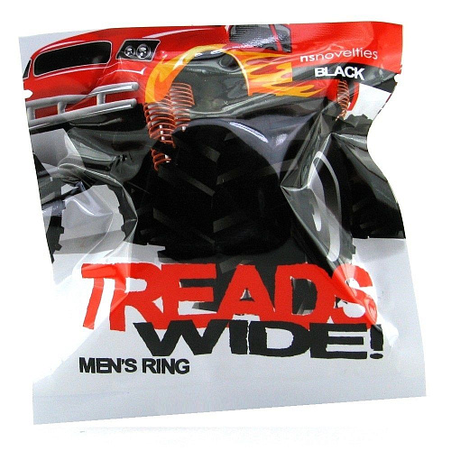 Прозрачная эрекционная шина NS Novelties Treads Mens Ring Wide NSN-0905-11