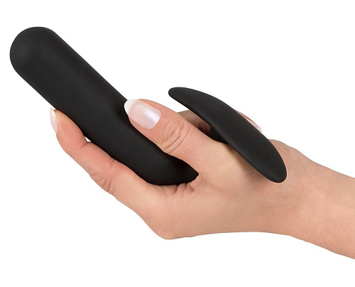 Чёрная утяжеленная анальная пробка Orion Anal Trainer Small 05357960000 (16 см)