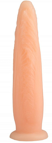 Телесная рельефная анальная втулка Сумерки богов 1015-60 BX DD (28 см)