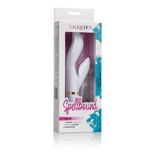 Белый вибромассажёр California Exotic Novelties Spellbound Wave SE-0733-10-3 (19 см)