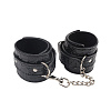 Чёрные поножи на карабине Chisa Be good Ankle Cuffs CN-632125472