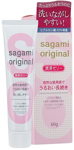 Гель-смазка на водной основе Sagami Original Gel (60 гр.)