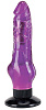 Фиолетовый водонепроницаемый вибромассажёр на присоске Seven Creations 06-159CLV BCD GP (17,5 см)
