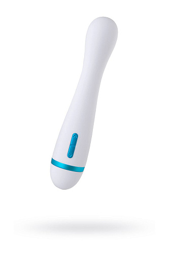 Бело-синий водонепроницаемый вибратор Erotist Vigorous 540208 (17,5 см)