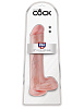 Телесный фаллоимитатор на присоске Pipedream 13 Cock with Balls PD5533-21 (35,6 см)
