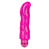 Лиловый вибратор с блёстками California Exotic Novelties G Dazzle SE-0795-15-2 (15 см)