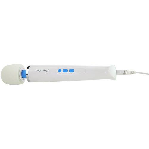 Белый жезловый проводной вибратор Magic Wand Plus HV265PLUS (30,5 см)