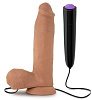 Кофейный вибратор Blush Novelties 8 Inch Vibrating Cock BL-52377 (20,3 см)