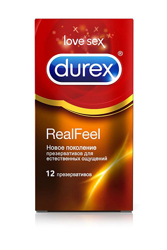 Презервативы для естественных ощущений Durex RealFeel №12 (12 шт)