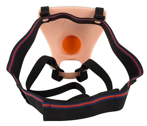 Телесный фаллопротез с вибрацией Orion Vibrating Strap-On 05946010000