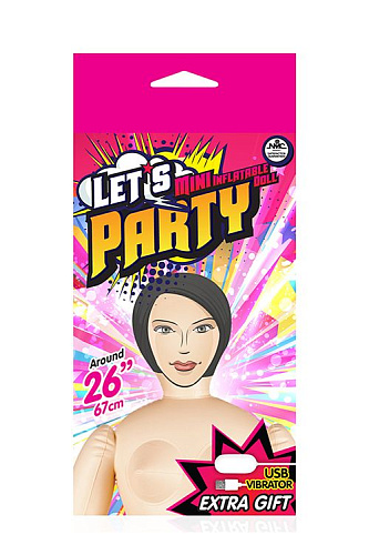 Мини-кукла телечного цвета с вибрацией NMC MINI INFLATABLE DOLL NENDY 160497