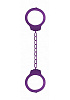 Металлические фиолетовые оковы Shots Media BV Pleasure Legcuffs OU006PUR