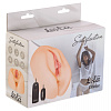 Вагина телесного цвета с вибропулей Lola toys Satisfaction Divine 2101-17Lola