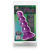 Фиолетовая анальная ёлочка California Exotic Novelties Futurotic Plush Advanced SE-0427-20-2 (13 см)