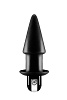 Чёрный конический анальный вибратор NMC HUMPER 3.5INCH VIBRATOR 111771