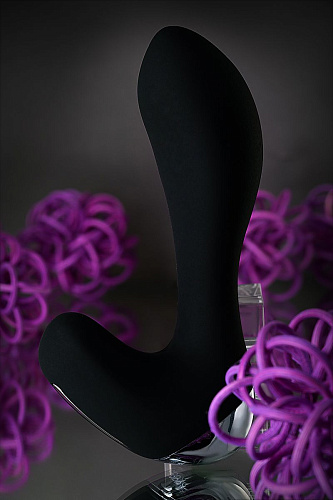 Чёрный вибромассажёр простаты с пультом ДУ Nalone Pro-P VS-VR50-1