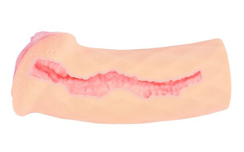 Мастурбатор-вагина телесного цвета с двойным слоем материала KOKOS Elegance M01-03-007D