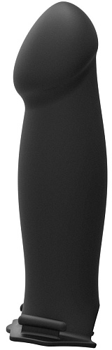 Чёрный полый страпон с креплением Doc Johnson BE Bold 0800-08-BX (20,32 см)