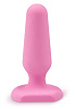 Розовая анальная пробочка Brazzers BRQ012 (9 см)
