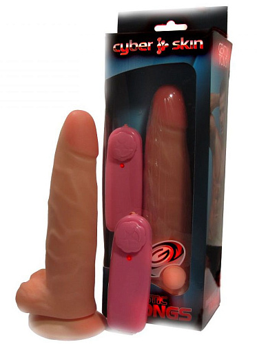 Телесный вибратор с выносным блоком LOVETOY (А-Полимер) 821426 (17 см)