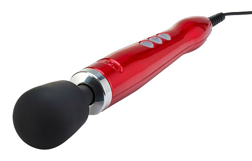 Красный вибратор Doxy Die Cast Wand Massager DOXYDCEU-R (34 см)
