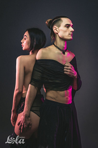 Чёрный ошейник с ключиком Lola toys Embrace 1093-02lola