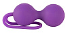 Фиолетовые вагинальные шарики Orion Smile  0532401