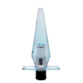 Голубая анальная пробка-конус Seven Creations SlimLine 2K403LBLU BCD GP (9 см)